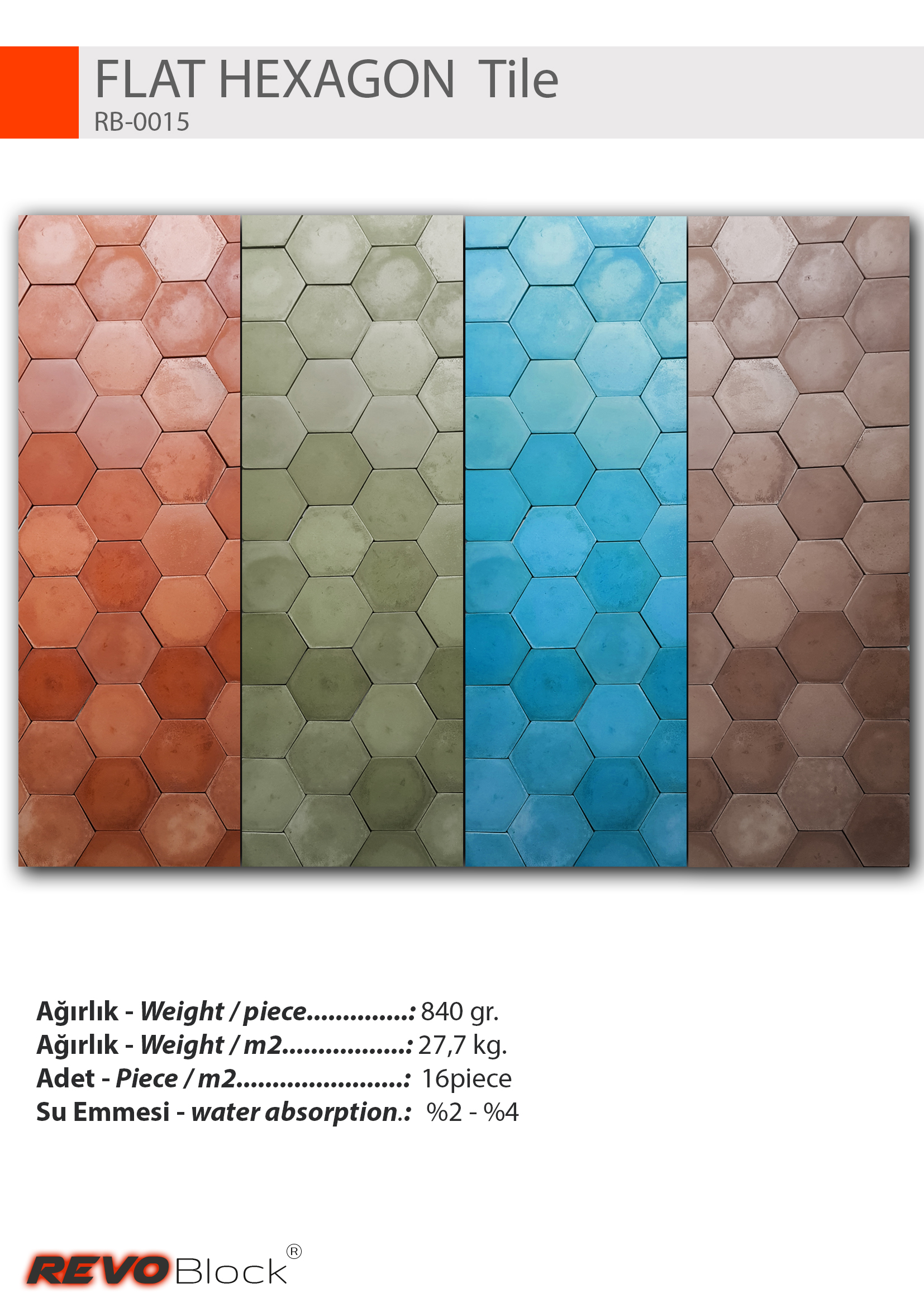 Flat Hexagon Tile